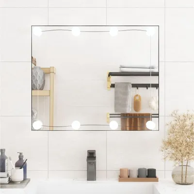 Imagen del producto de Espejo de pared "The Living Store" con iluminación LED, 50x60 cm, vidrio, rectangular