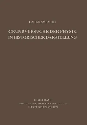 Obrázok produktu pre Grundversuche der Physik in Historischer Darstellung