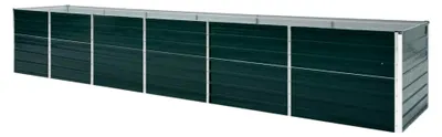 Produktbild von Hochbeet aus verzinktem Stahl 480x80x77cm Grün