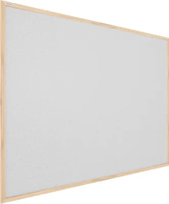 Produktbild von Hellgrau Pinnwand mit Holz Rahmen 60x40cm Korktafel Korkwand Pinnwand Kork Hellgrau Oberfläche