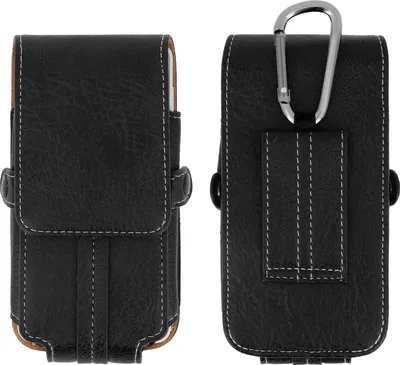 Produktbild von Universal Gürteltasche für Smartphones Größe XXL mit Kartenfächern – Schwarz