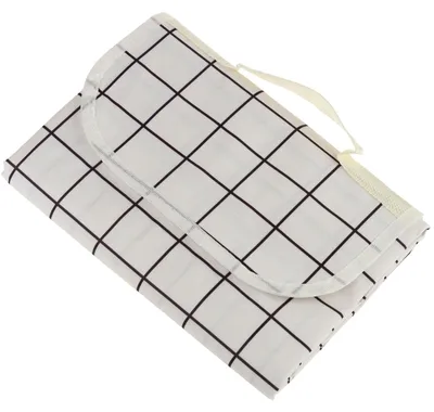 Produktbild von TG64613 Picknickdecke, Picknickmatte, wasserfest, 150x150 cm, weiß