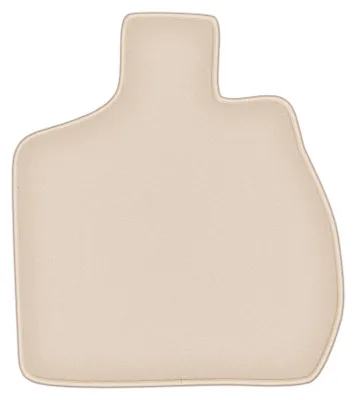 Produktbild von DURBAN Beige Velours-Fahrerfußmatte für Chrysler Town&Country IV 7-Sitzer (2000-2008)