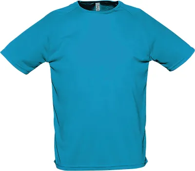 Image de SOLS T-shirt Sporty Performance pour homme, manches courtes, col rond PC303 (2XS) (Aqua)