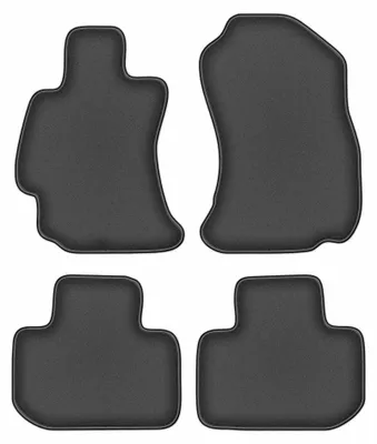 Productafbeelding van Velours automatten voor Subaru Outback vanaf 2009 (sedan/stationwagen) – 4-delig, grafiet, op maat – Wielganizator DURBAN