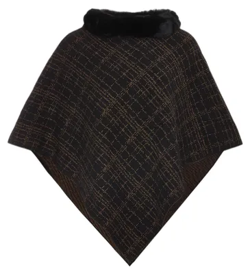 Produktbild von dulcey damen poncho - Schwarz, M