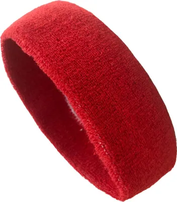 Produktbild von Sport-Stirnbänder, schweißabsorbierend, elastisch, atmungsaktiv, Sport-Haarbänder für Workout, Fitness, Radfahren, Outdoor, Rot