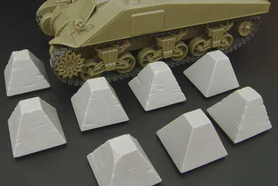 Produktbild von Hauler Models HLU35096 - 1:35 Dragon’s Teeth tank traps - Zubehör