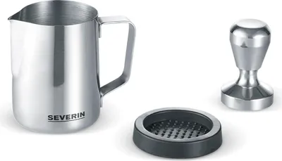 Produktbild von SEVERIN Barista-Starterset Siebträgermaschinen ZB 5996  aus Edelstahl, silber Barista Set Siebträgermaschine Zubehör Starterset Kaffeemaschine