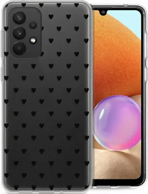 Produktbild von imoshion Design Hülle Samsung Galaxy A33 - Hearts All Over Black