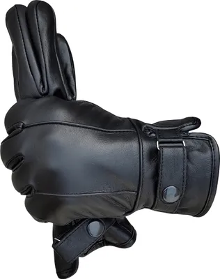 Produktbild von ATTONO Herren Lederhandschuhe Mode Auto Chopper elegante Handschuhe aus Leder - 9