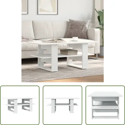 Produktbild von The Living Store Couchtisch Weiß 102x55x42 cm Holzwerkstoff