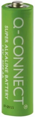 Produktbild von Q-CONNECT 4 x AA, Einwegbatterie, AA, Alkali, 4 Stück(e), Grün, Zylindrische
