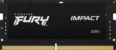 Obrázek produktu pro Kingston Technology FURY 64GB 5600MT/s DDR5 CL40 SODIMM (Sada 2 ks) Impact PnP, 64 GB, 2 x 32 GB, DDR5, 262-pin SO-DIMM