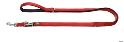 Produktbild von HUNTER Verstellbare Führleine Neopren 20/200, rot/schwarz