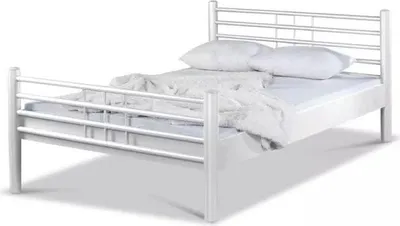 Produktbild von Metallbett Lea – 200 x 210 cm / weiß