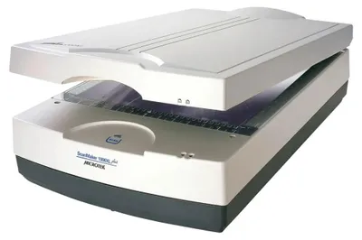 Produktbild von Microtek ScanMaker 1000XL Plus, 304,8 x 429,26 mm, 3200 x 6400 DPI, 48 Bit, Flachbettscanner, Weiß, CCD