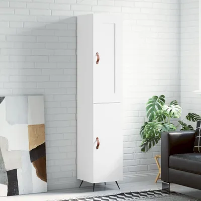 Produktbild von vidaXL Highboard Weiß 34,5x34x180 cm Holzwerkstoff