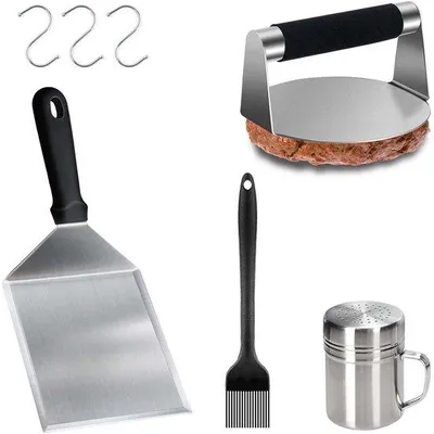 Produktbild von Grill-Burger-Set 5-teilig Edelstahl