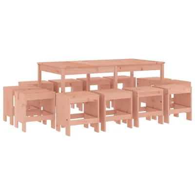 Image de vidaXL Ensemble de jardin de 13 pièces en bois massif de douglas