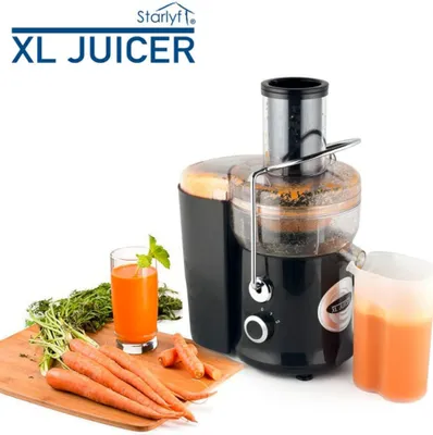 Produktbild von Starlyf® XL Juicer - Entsafter mit 600 Watt, großer Fruchtfleischbehälter, für ganze Früchte mit Anti Rutsch Füßen