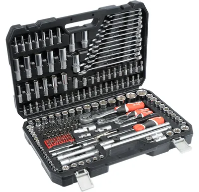 Obrázok produktu pre Sada náradia Yato YT-38841 oceľ 216 kusov 1/4" 3/8" 1/2"