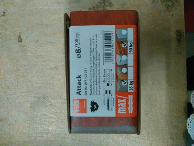 Produktbild von TOX Attack, Schrauben- & Dübelsatz, Beton, Metall, Kunststoff, Grau, 8 mm, 100 mm