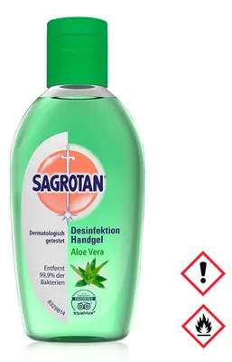 Zdjęcie produktu dla Sagrotan Dezynfekujący żel do rąk Aloe Vera 50ml