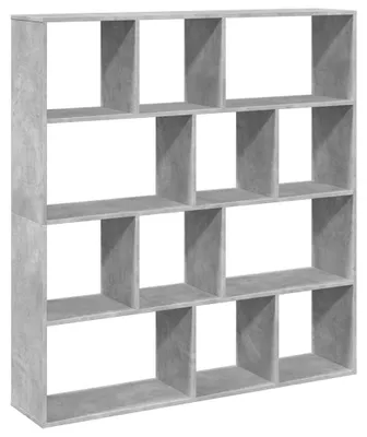 Zdjęcie produktu dla vidaXL Regał betonowy szary 132x29x141,5 cm materiał drewnopochodny