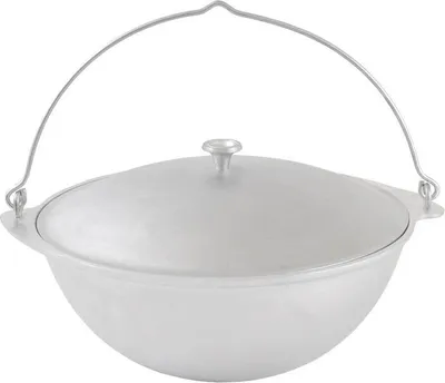 Produktbild von Kazan Asien Topf Tatarskij mit Deckel Kasan WOK 12 Liter für CAMPING Aluguss 201866