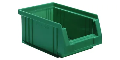 Produktbild von LA-KA-PE Sichtlagerkasten PLK 4 B105xT164xH75 mm grün