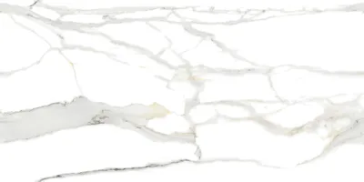 Produktbild von Bodenfliese Feinsteinzeug Continua Calacatta 60 x 120 cm gold