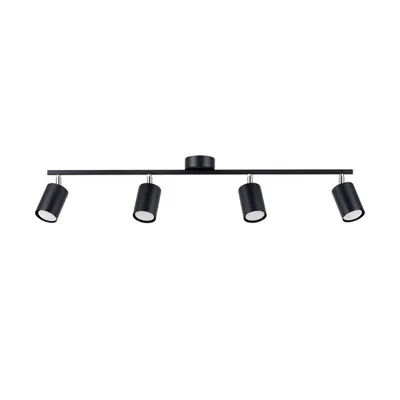 Zdjęcie produktu dla Reflektor spot LEMMI czarny 4xGU10x10W metal wym:20x24x100cm IP20 Sollux Lighting