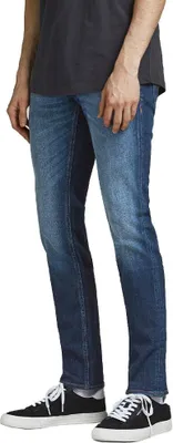 Produktbild von Jack & Jones 12182975, Blau, Jeans, Baumwolle, Elasthan, Polyester, Nicht bleichen, Feinwäsche (30°C), 1 Stück(e)