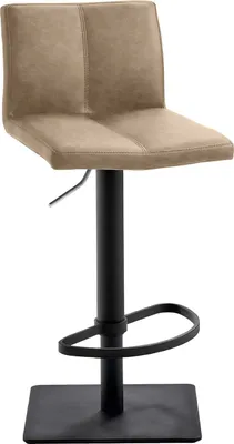 Produktbild von Bar-/Tresenhocker 1285 Gestell schwarz Sitzschale beige
