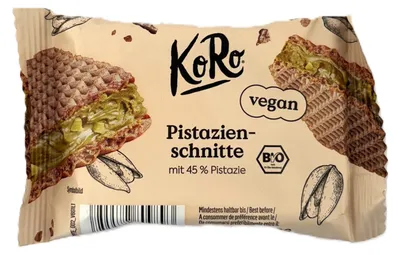 Produktbild von KoRo Pistazienschnitte mit 45 % Pistazie 22g -