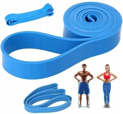 Produktbild von HMS GU2080 Fitnessband Widerstandsband 208 cm blau
