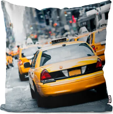 Produktbild von VOID New York Taxi NYC Kissenbezug Kissenhülle Sofakissen Kissen Deko Outdoor-Kissen Dekokissen