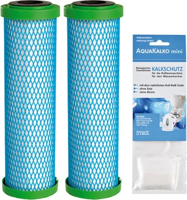 Produktbild von 2x Filterpatrone EM Premium 5 Carbonit & Kalkschutz für Wasserkocher/Kaffeemaschine