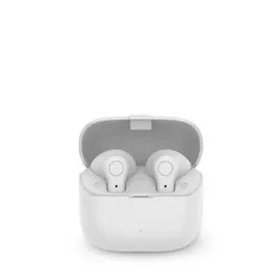 Produktbild von Earbuds TWS155 Weiße kabellose Kopfhörer – Bluetooth 5.3 – Mikrofon im Lieferumfang enthalten