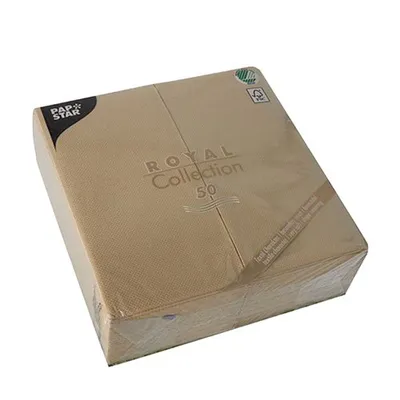 Image de PAPSTAR Serviettes de table "ROYAL Collection" nature