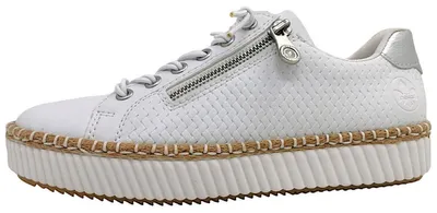 Immagine prodotto di Scarpe da donna Rieker Alabama/Kasanga, mocassini, scarpe basse, colore bianco, per il tempo libero