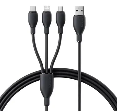 Produktbild von Baseus Datenkabel Micro USB + Lightning + USB-C