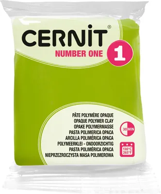 Immagine prodotto di Cernit Argilla polimerica N°1 Argilla polimerica verde lime 56 g