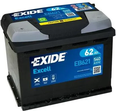 Obrázek produktu pro akumulator 62Ah/540A/L+ 242x175x190 Exide Excell