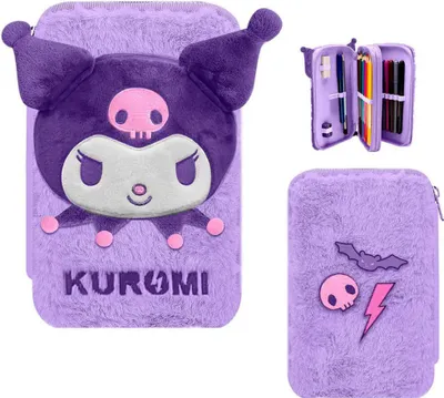 Produktbild von Hello Kitty Kuromi gefülltes Plüsch-Etui 2-stöckig