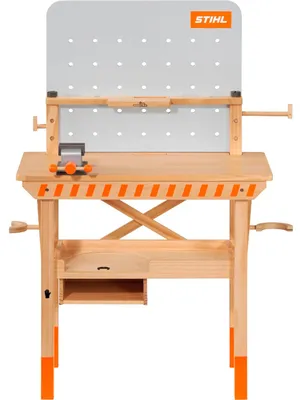 Produktbild von Holz-Werkbank für Kinder mit Holzspielzeug-Werkzeug