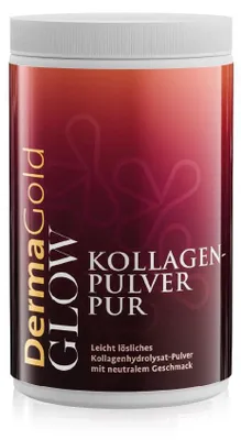 Produktbild von Sanct Bernhard Kollagen Pur Pulver 400g DermaGold Glow