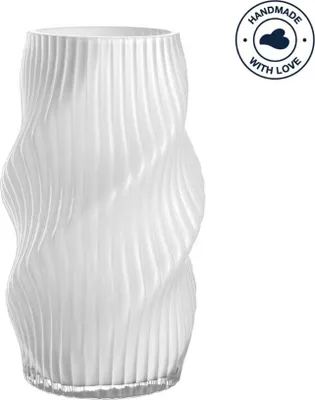 Obrázok produktu pre LEONARDO VERDI, Váza v tvare valca, Sklo, Biela, Tabuľka, Vnútorný, 310 mm