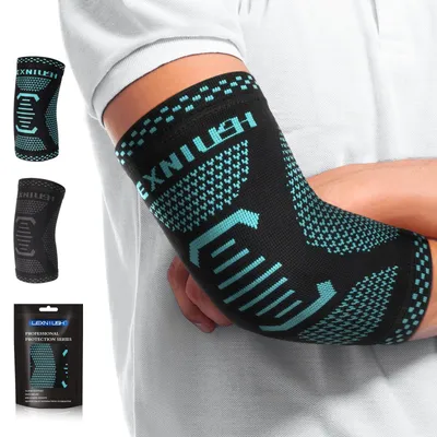 Produktbild von Ellenbogenbandage Ellenbogenstütze Kompressionsbandage - Druckverteilend - Atmungsaktiv - Für Tennis und Golf